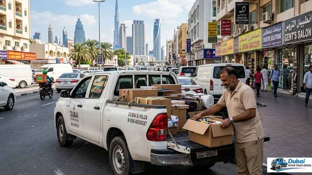 Pickup Truck Rental in Dubai with Driver