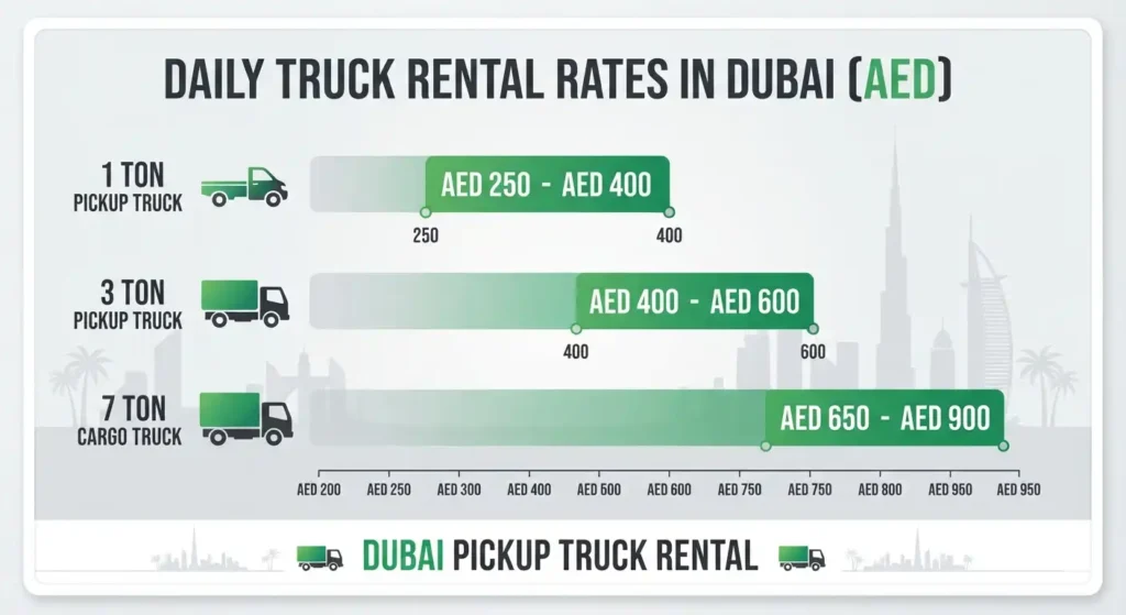 1 ton pickup rental rates | 3 ton truck prices | 7 ton truck rental costs | 10 ton pickup truck rental charges
