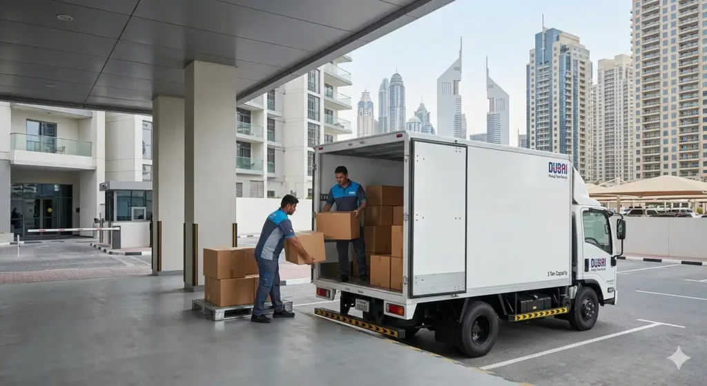 loading and unloading pickup truck rentals